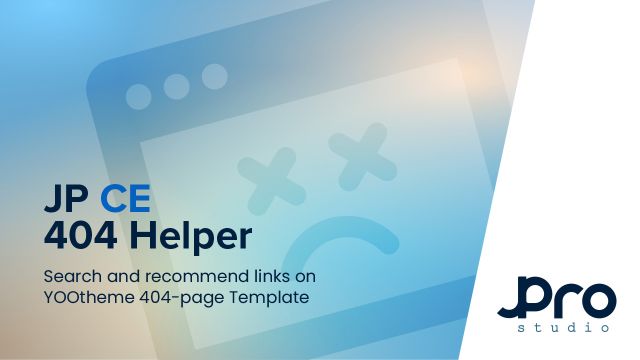 New YOOtheme Element - JP CE 404 Helper