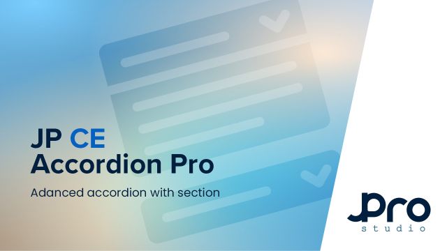 Advanced Accordions in YOOtheme Pro - JP CE Accordion Pro