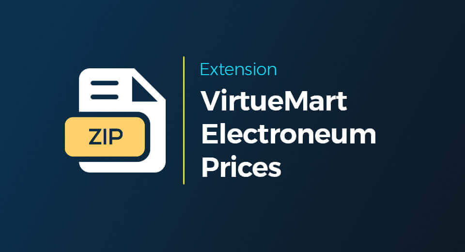 VirtueMart Electroneum Prices