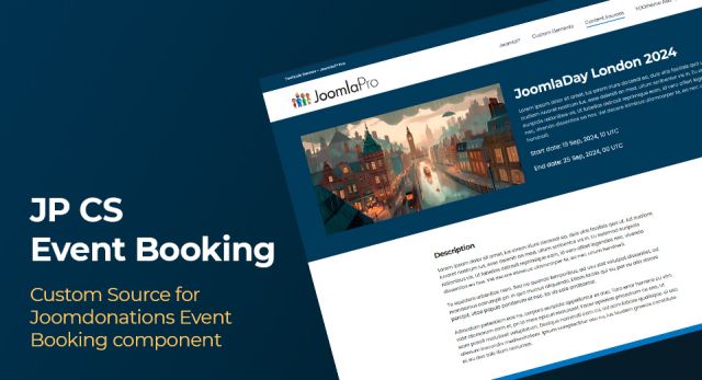JP CS Event Booking - Custom source (YOOtheme Pro) for Joomdonations Event Booking