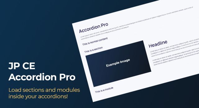 Advanced Accordions in YOOtheme Pro - JP CE Accordion Pro