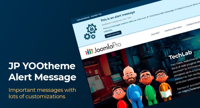 New extension - JP YOOtheme Alert Messages