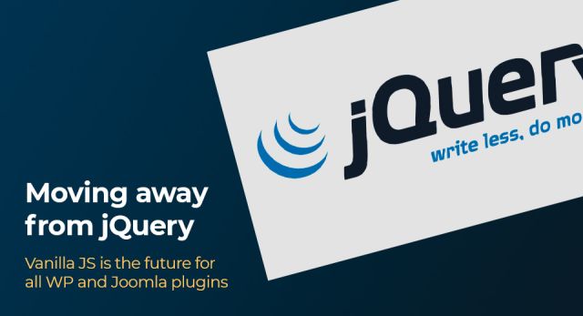 Moving away from jQuery to pure vanilla JavaScripts